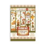 Stamperia WHISPERING WOODS Washi Pad 8 Sheets