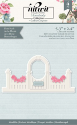 Nitwit Homebody FLORAL ARCH Metal Die 4pc