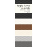 Simple Stories COLORVIBE BASICS Washi Tape 6 Rolls