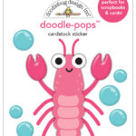 Doodlebug Doodle-Pops Summer Fun LOUIE LOBSTER 3D Stickers