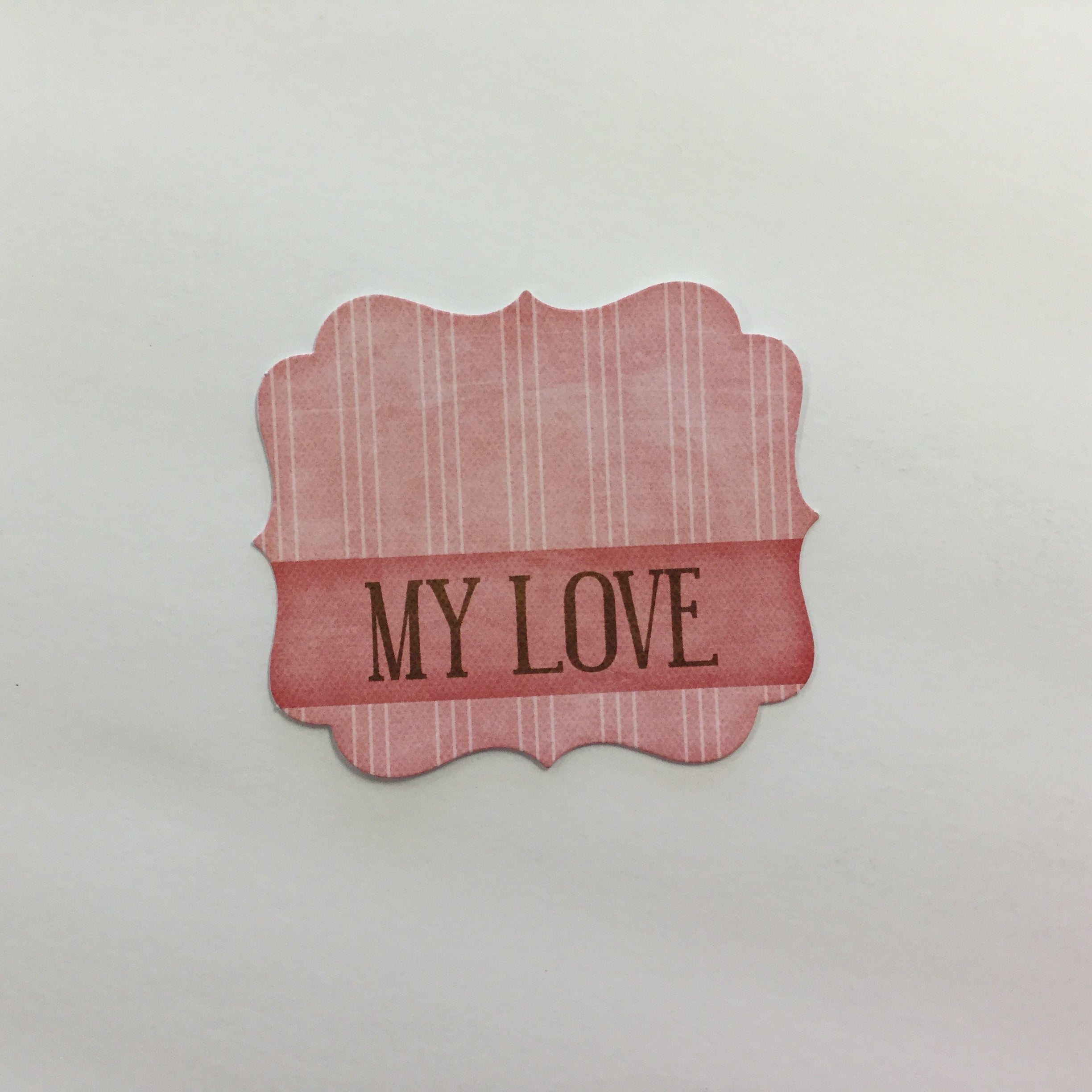 85AB6F17-7BFE-473A-9DC4-2C14323052B8 My Mind's Eye Dreamy ENCHANTING MY LOVE DieCut Title - Image 1