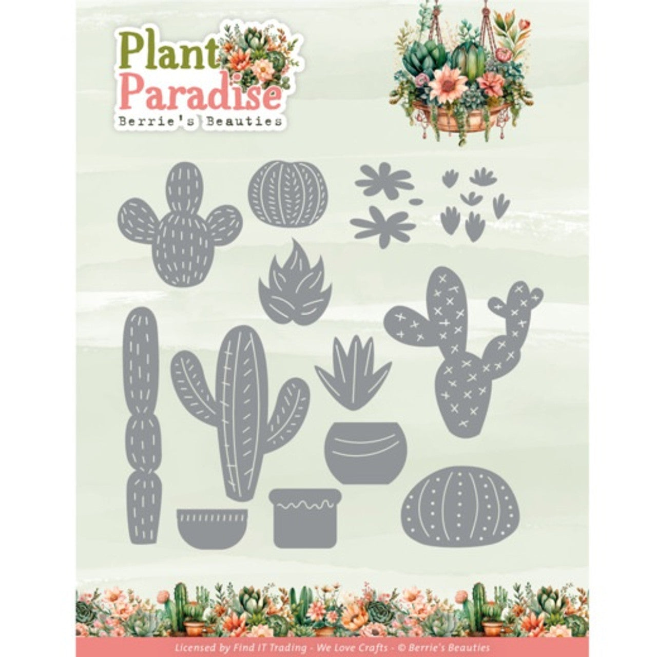 870F9DE8-EAA2-466C-BFB6-304D26CCCFB2 Plant Paradise Berries Beauties CACTUS PARADISE 13 Metal Cutting Dies - Image 1