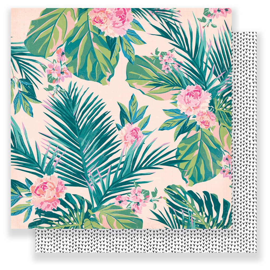 8B0B8CAC-55E6-484B-B208-44EB5F379853_6b92129f-af88-40f0-9026-d8cdd1ca4641 Maggie Holmes Chasing Dreams HELLO BEAUTIFUL 12"X12" Cardstock Paper - Image 1