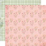Simple Stories SIMPLE VINTAGE MEADOW FLOWERS Seeds of Kindness 12”X12” Scrapbook Paper