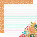 Simple Stories BOOK FAIR 12"X12" Scrapbook Paper