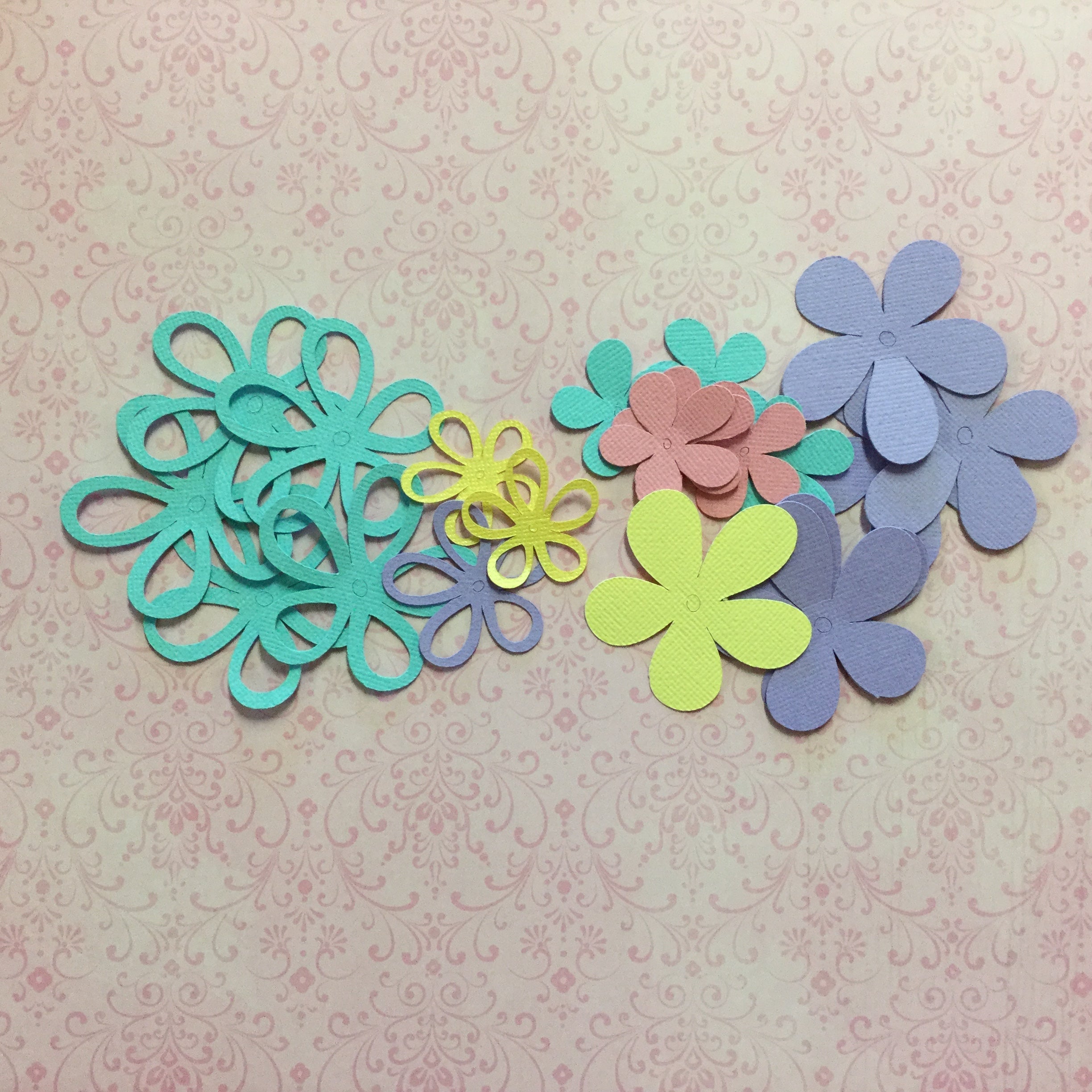 94BBA036-D727-489B-9C4B-8F47D0FF5191 BAG OF FLOWERS Custom Scrapbook Die Cut - Image 1