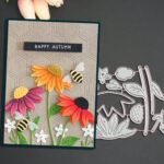 Craft Cutting FLOWERS & BEES Metal Dies 11pc