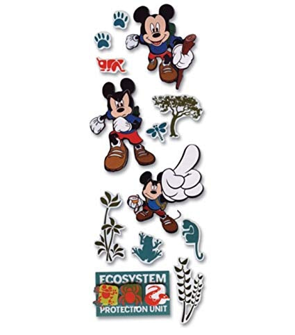 965B838B-B7C2-4BED-9A14-70F5AB80F00F Disney Ek Success MICKEY EXPLORER Stickers 13pc - Image 1