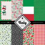 Scrapbook Customs ITALY 12”X12” Paper Pack