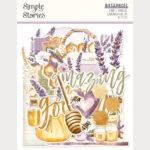 Simple Stories SIMPLE VINTAGE LAVENDER FIELDS Bits & Pieces 86pc
