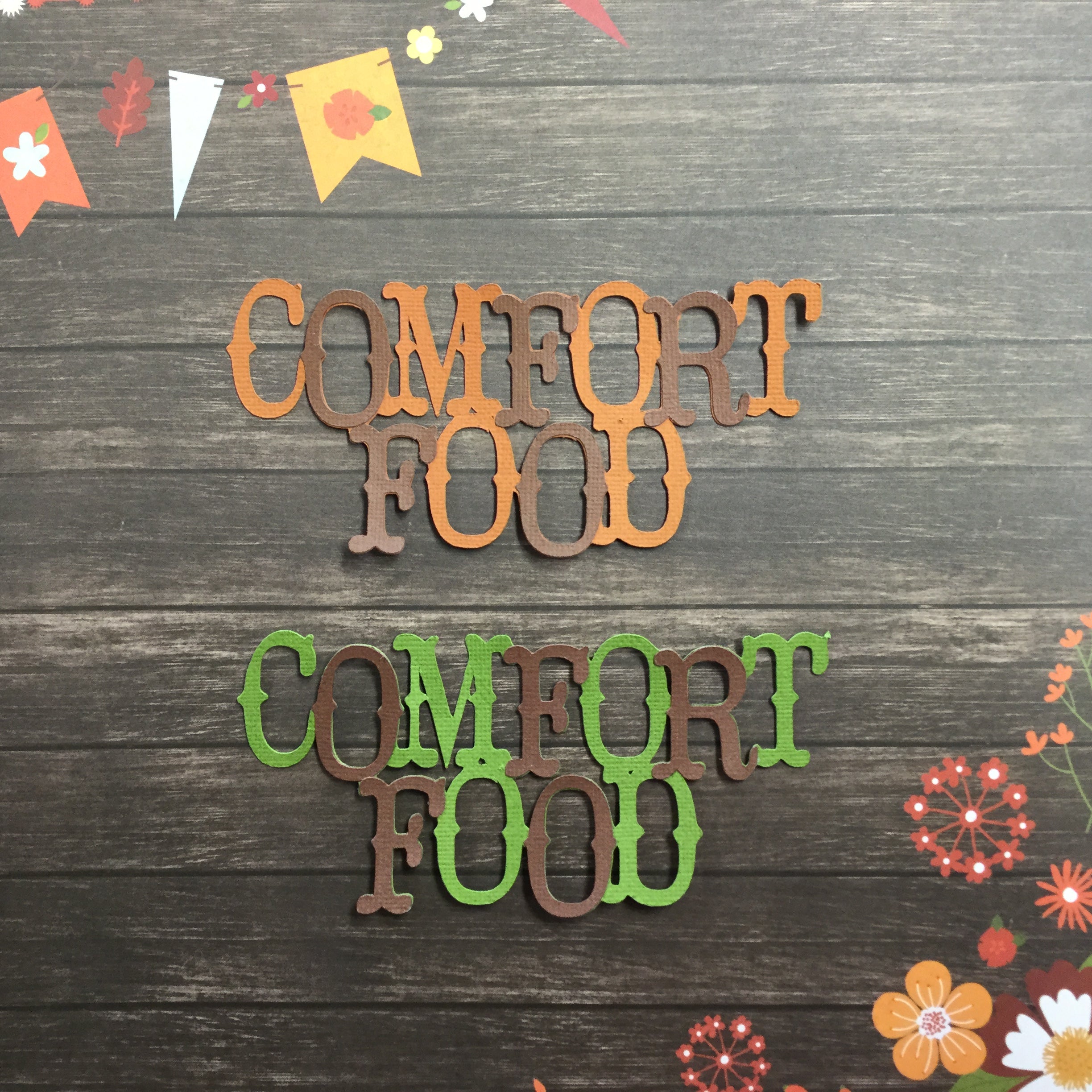 98EA0178-B331-4448-804A-5C91A3219CAB COMFORT FOOD Scrapbook Die Cuts - Image 1