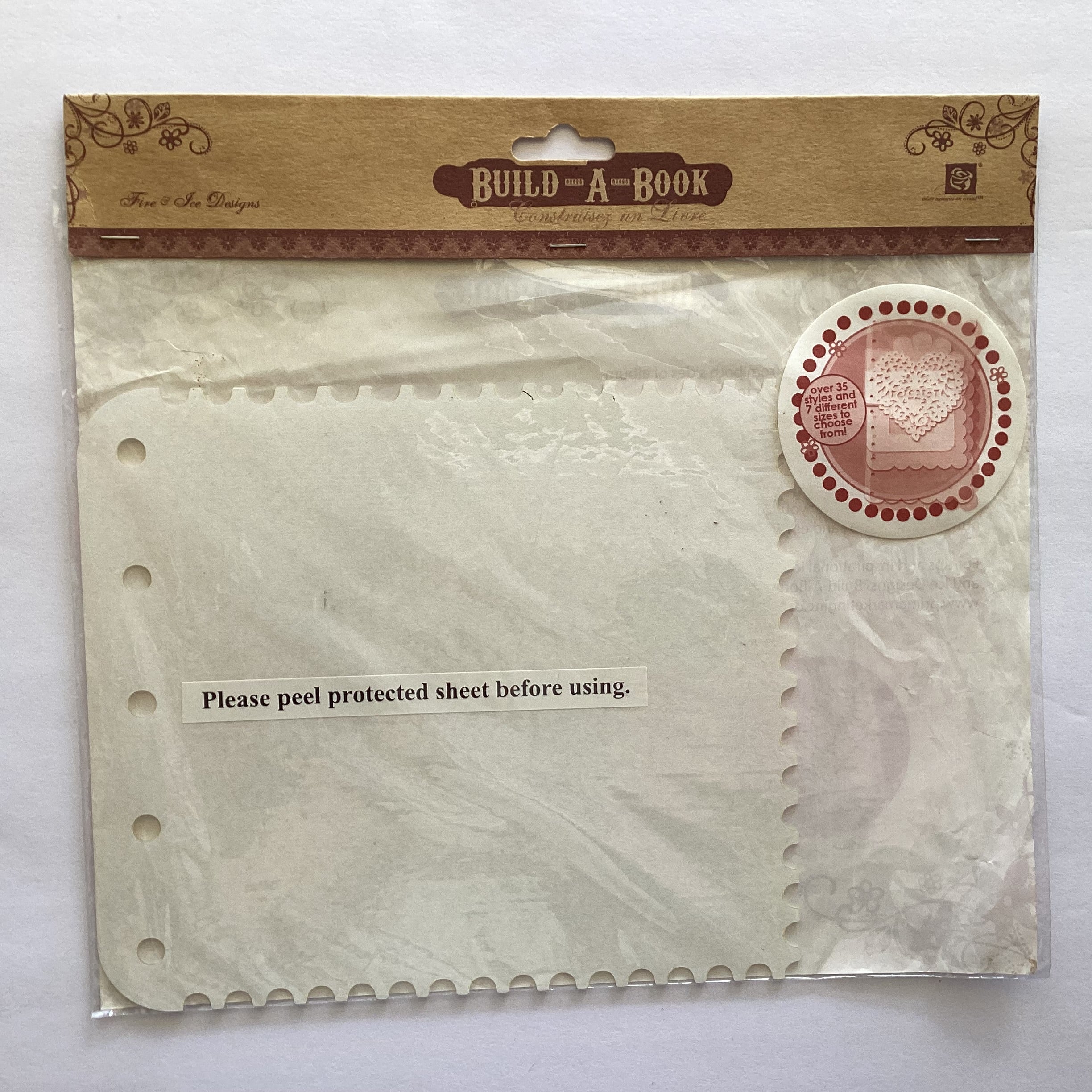 998277C6-FA06-4CFF-85D4-503028544143 Prima Build A Book POSTAGE STAMP 1 Page Clear Mini - Image 1