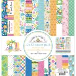 Doodlebug SUMMER FUN 12”X12” Paper Pack 13pc