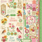 Graphic 45 SEASON TO CELEBRATE Cardstock Sticker Set