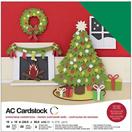 9F37B670-DF2E-4FB0-9D0D-93C30183B4C7 AC Cardstock CHRISTMAS 12X12 Paper Pack - Image 1