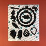 Diamond Press WINTER EMBROIDERY HOOP Stamp & Die Set