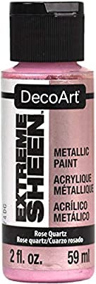 A27CABC1-1D1D-46FA-89FC-735F36A3EB4E DecoArt Extreme Sheen ROSE QUARTZ Metallic Acrylic Paint - Image 1
