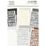Simple Stories ColorVibe BASICS Alpha Sticker Book