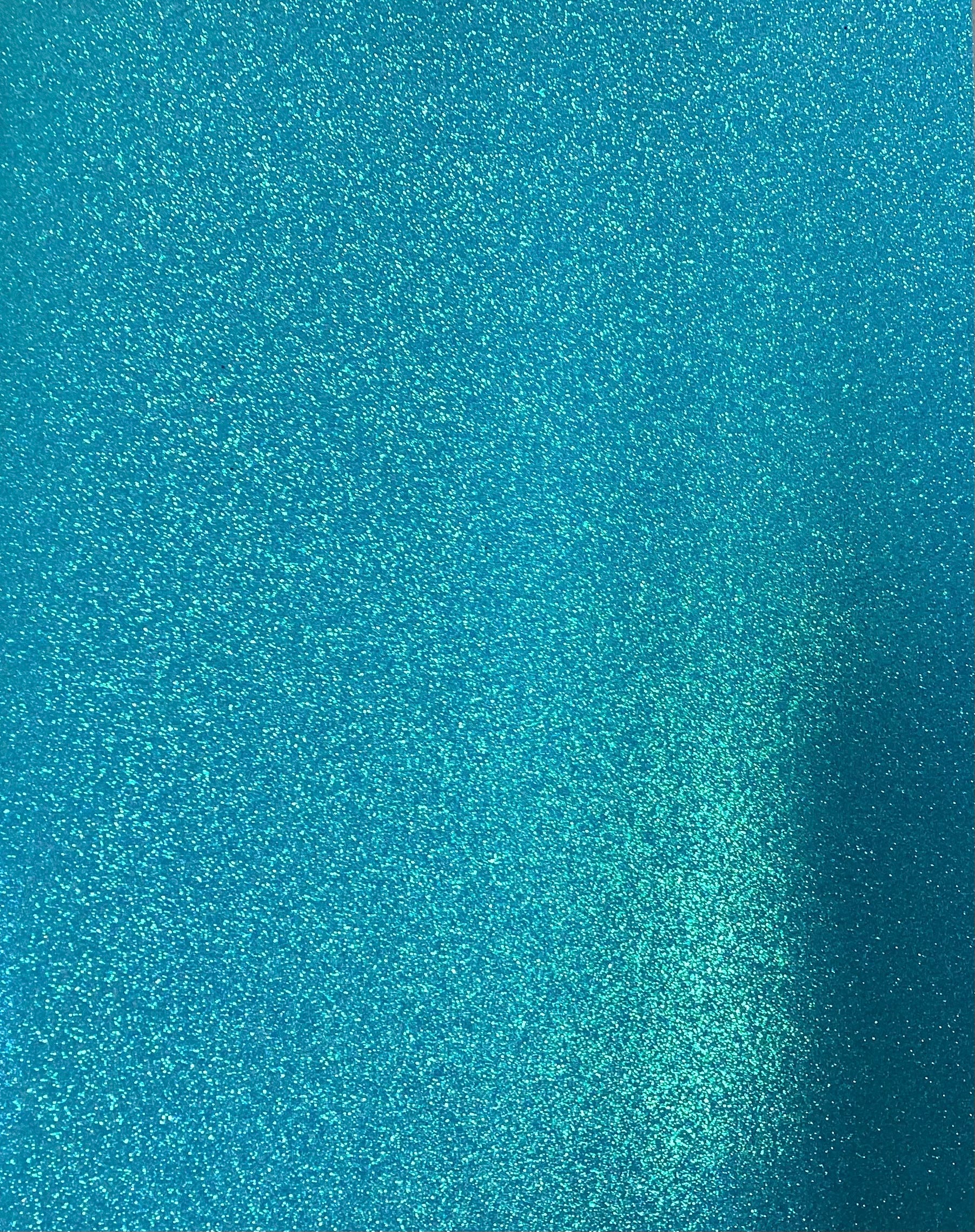 A7128EF6-F0D8-40CE-8DD8-BC278909A231 America Crafts Glitter Cardstock SEAFOAM 8.5”X11” Paper Sheet - Image 1