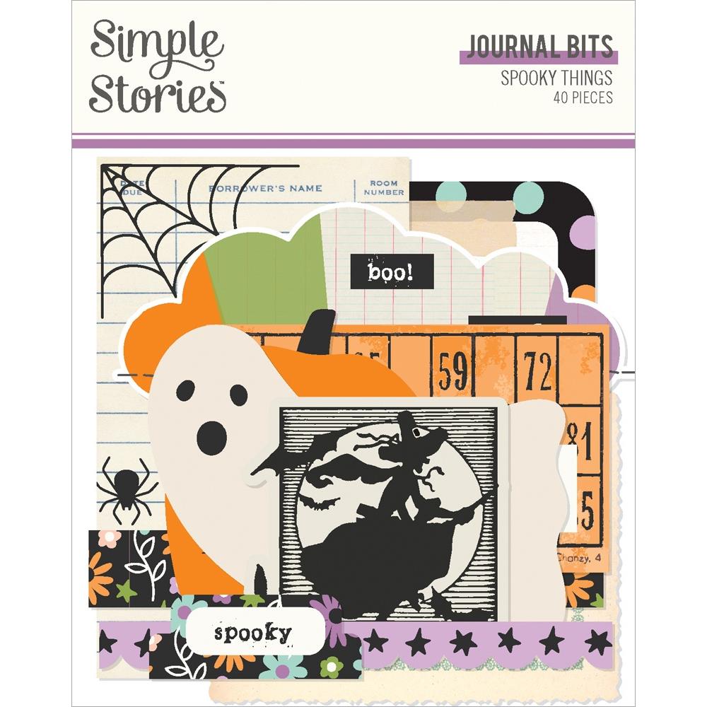 A8282D94-82A4-4CFF-8A14-F138C3745D89 Simple Stories SPOOKY THINGS JOURNAL BITS Diecuts - Image 1