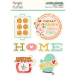 Simple Stories WHAT’S COOKIN’ Layered Chipboard Stickers 5pc