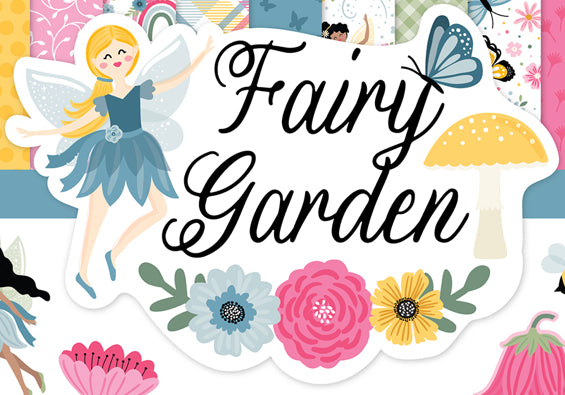 AD87D4B6-0A90-4B75-A037-93CC244AC125 Echo Park FAIRY GARDEN 12"X12" Cardstock Paper - Image 1