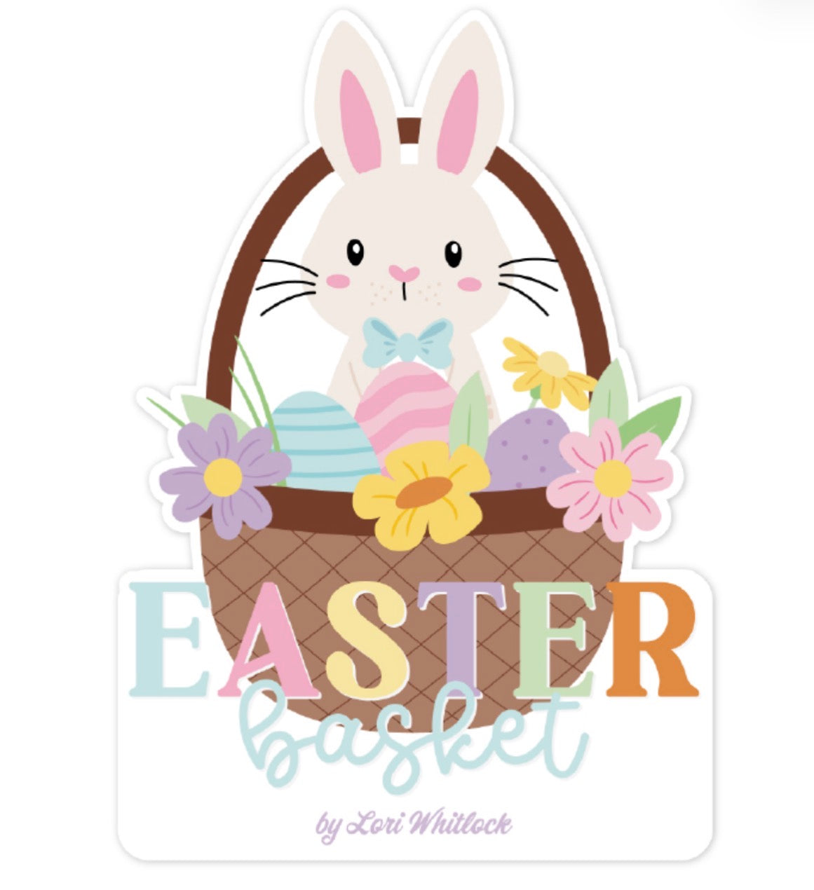 ADA1C382-A605-46D0-B1D0-B90F15DA41FC Echo Park EASTER BASKET 12”X12” Scrapbook Paper - Image 1
