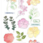 Stamperia CELEBRATION FLOWERS Chipboard 19pc