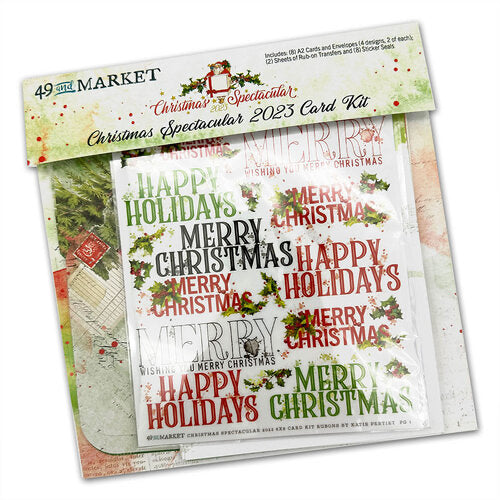 AFF7BDCC-5D81-49B9-A38E-DAE376D005E8 49 and Market CHRISTMAS SPECTACULAR 2023 Card Kit 18pc - Image 1