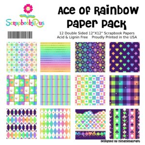 Scrapbooksrus Ace of Rainbow Paper Pack