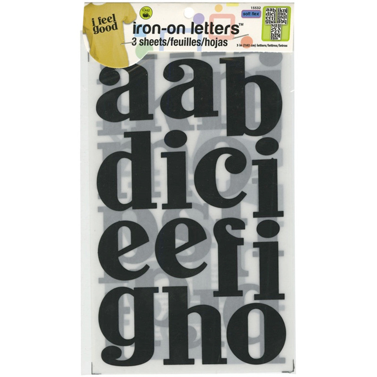 B2F81910-2FFB-4583-94B7-B1E52B54355C Dritz IRON-ON 3” LETTERS Soft Flex - Image 1