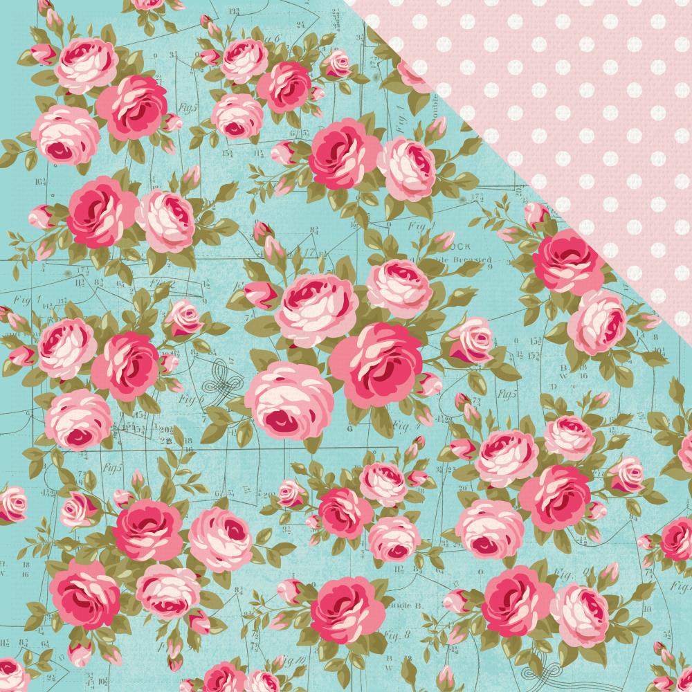 B362C973-B0C5-49B5-8BD2-FE0D88C66927 Kaisercraft Miss Betty Collection STITCHED 12"X12" Paper - Image 1