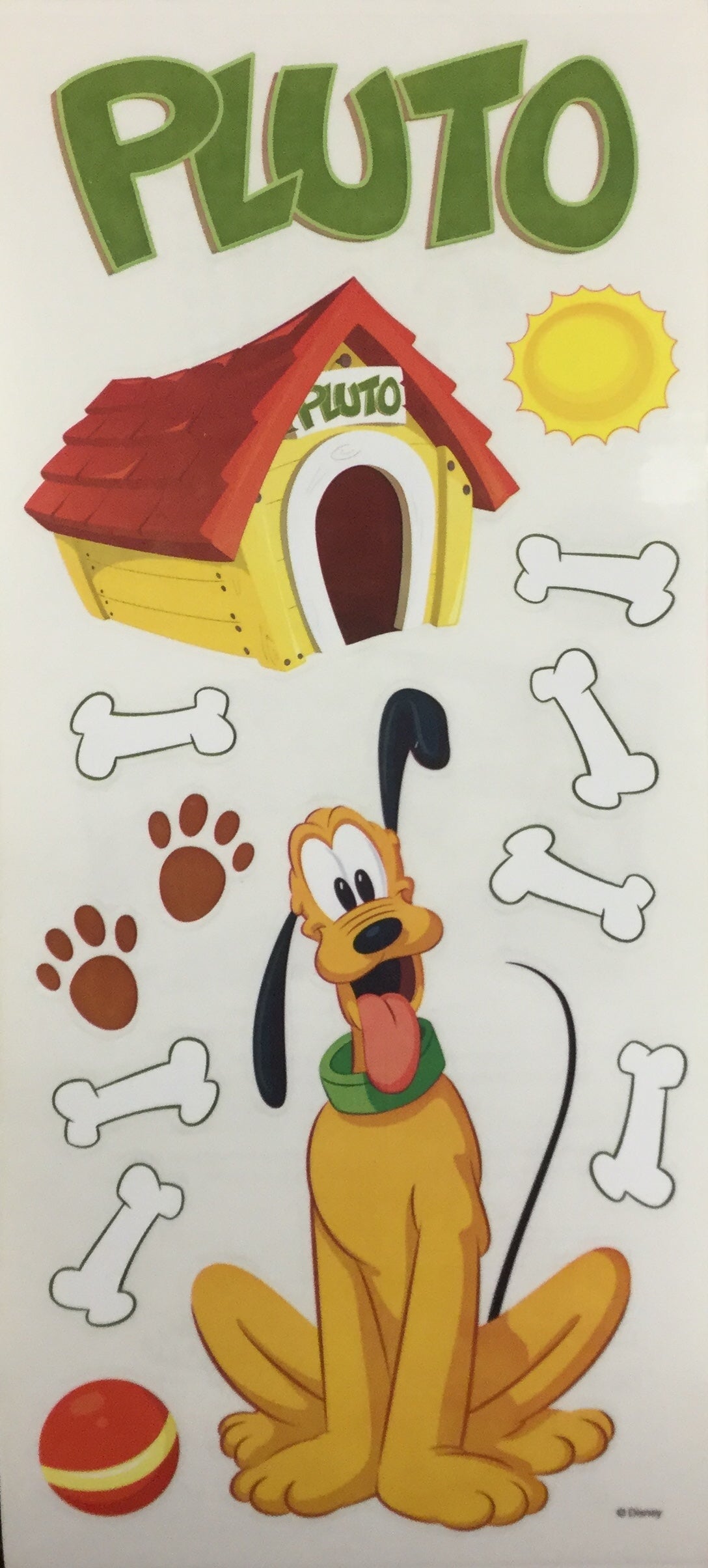 B600E1CB-8825-41B7-9643-4BBC8A6C8F3F Disney PLUTO Stickers 14pc - Image 1