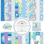 Doodlebug SNOW MUCH FUN 12X12 Paper Pack 13pc