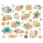 Simple Stories BOOK FAIR Floral Bits 34pc