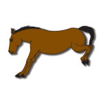 Scrapbook Customs BRONCO Horse Layered Laser Diecut