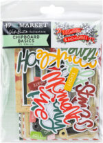 49 and Market Vicki Boutin MISTLETOE & MEMORIES Chipboard Basics