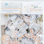 49 and Market LITTLE DREAMERS Chipboard Words 71pc