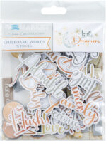 49 and Market LITTLE DREAMERS Chipboard Words 71pc