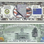 Paper Money WIDE OPEN Nevada One Million Novelty Dollars