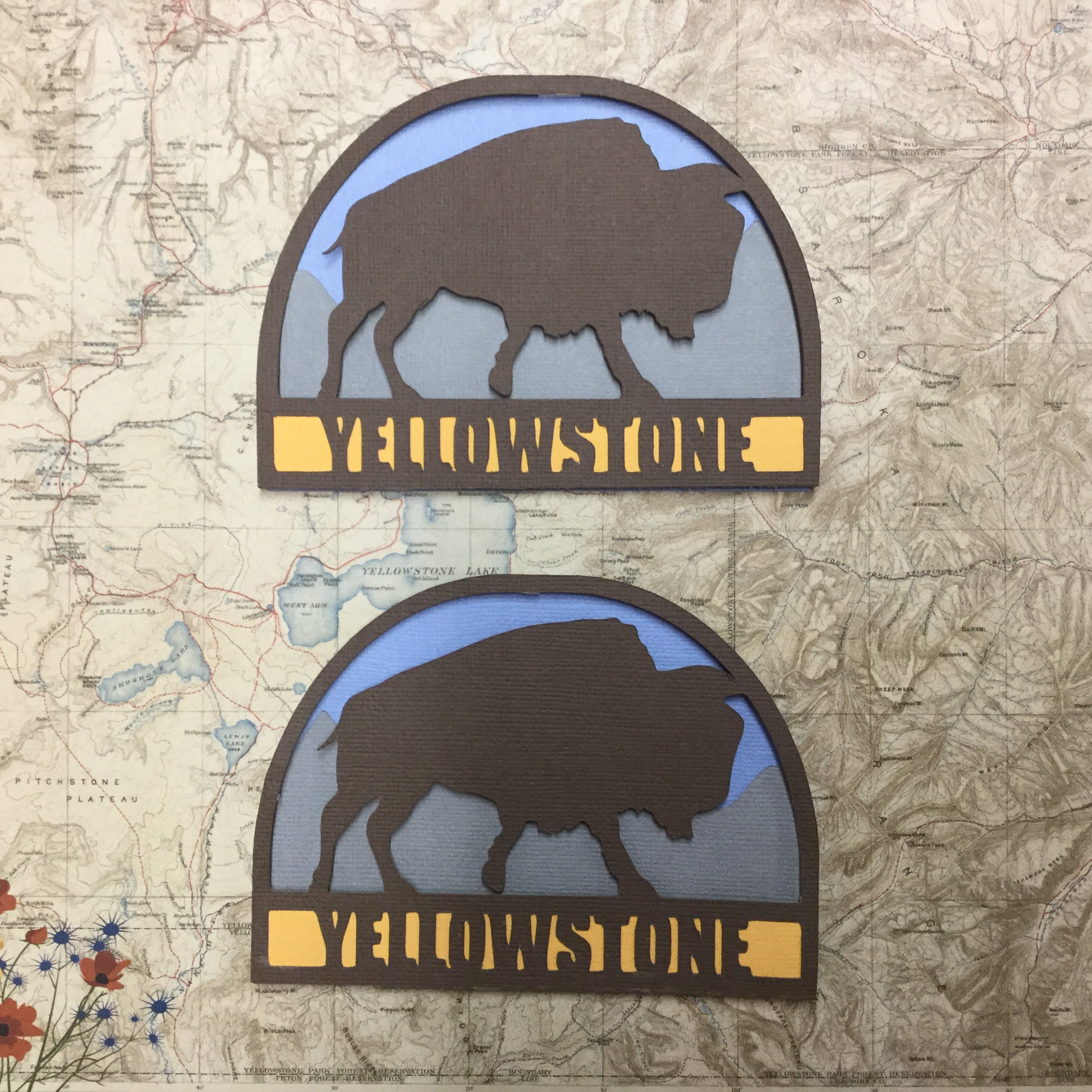 BCFF704C-3BC4-4243-BA6C-884CBD1D47A8 Scrapbooksrus Diecut YELLOWSTONE National Park Die Cuts - Image 1