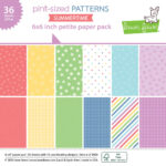 Lawn Fawn PINT-SIZED PATTERNS SUMMERTIME 6"X6" Petite Paper Pack 36pc