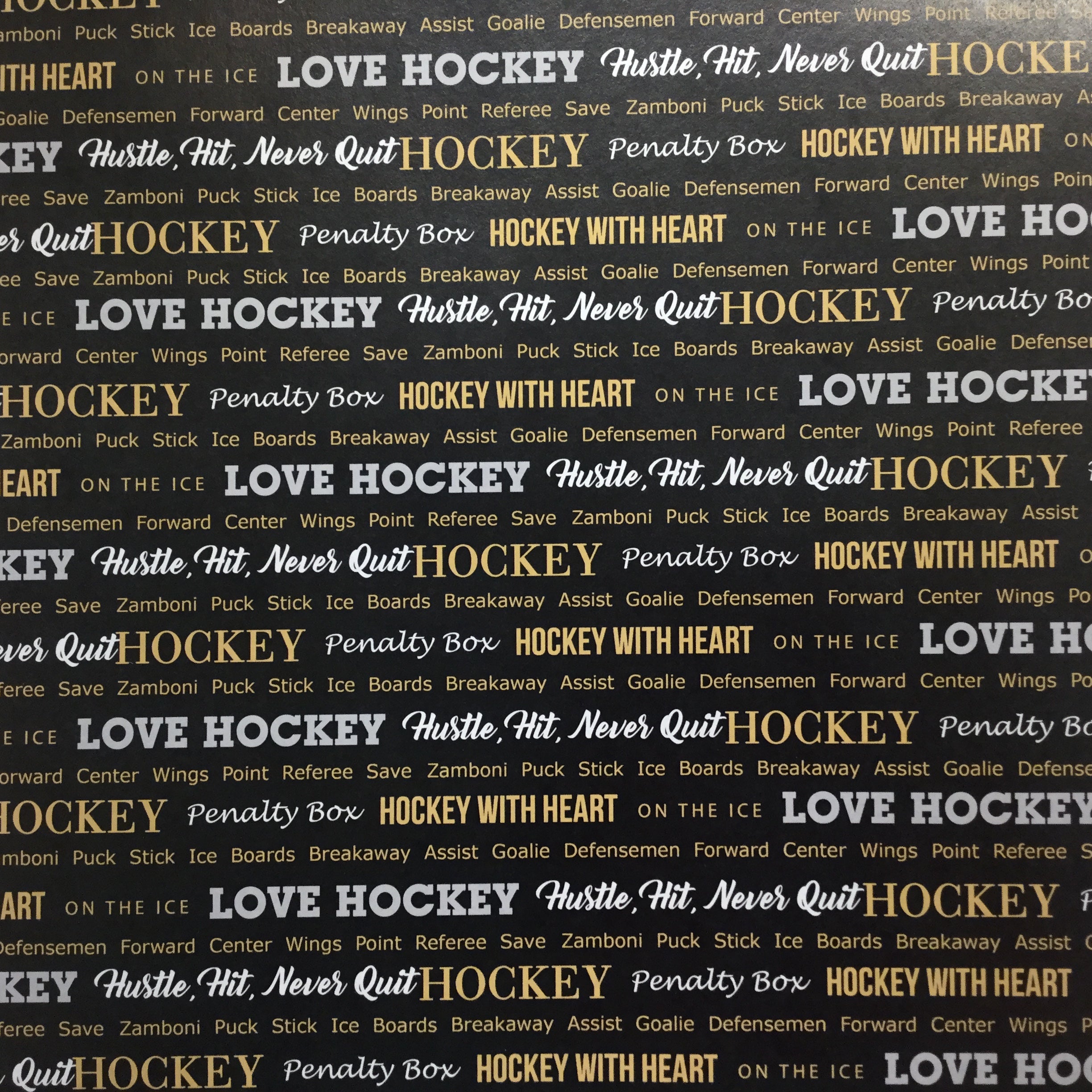 C07FE07F-AA86-4292-BDD1-9E9011CA4EFB HOCKEY PRIDE 2 Sports 12x12 Scrapbook Paper - Image 1