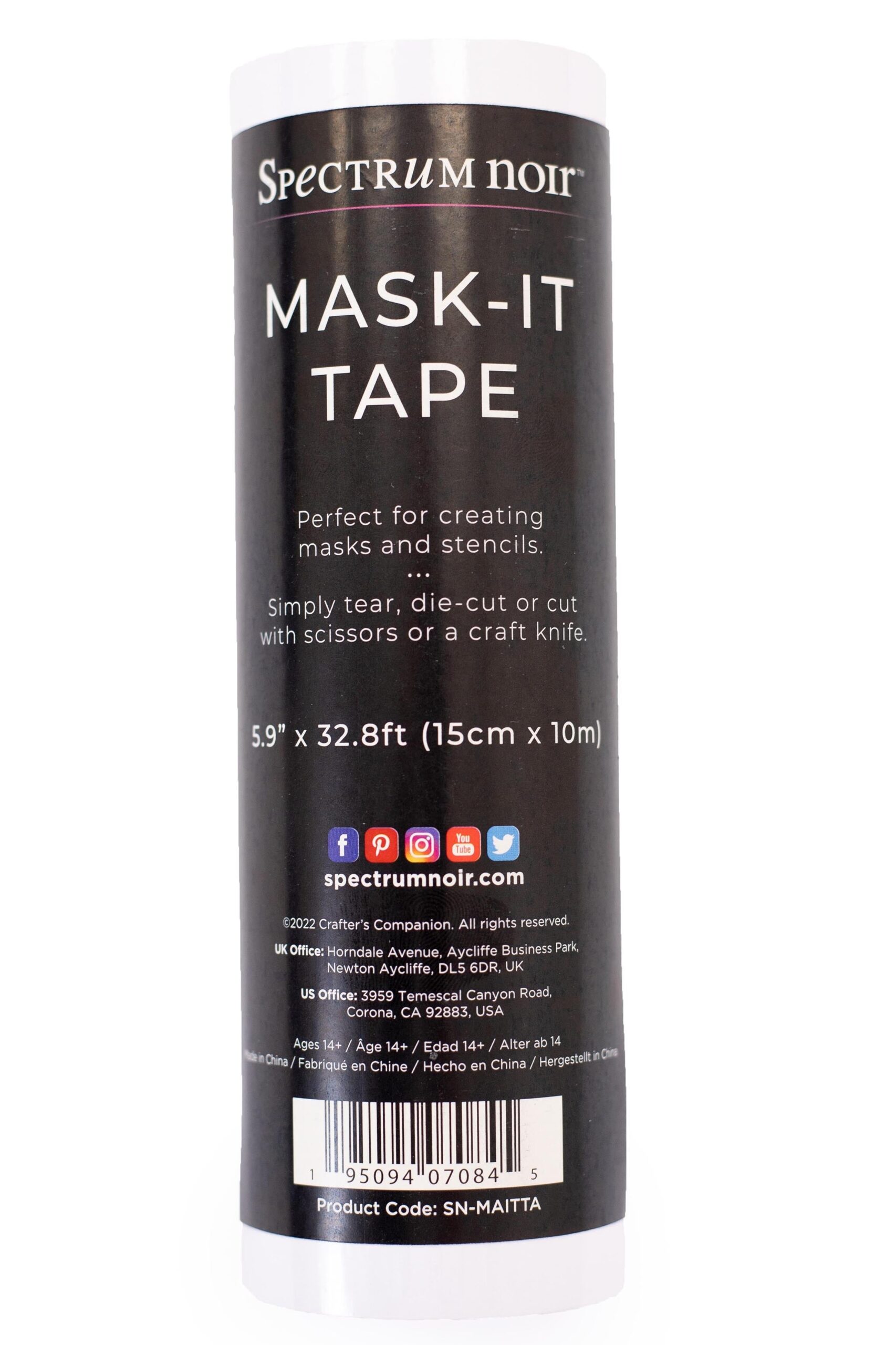 C122EB12-EE84-4EE4-8688-B35E07110B64.jpg Spectrum Noir MASK-IT TAPE 5.9” X 32.8ft - Image 1