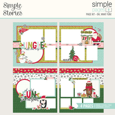 C1418EA8-A7DD-4EA9-A891-D8AAFE201594 Simple Stories Simple Pages OH WHAT FUN Page Kit - Image 1