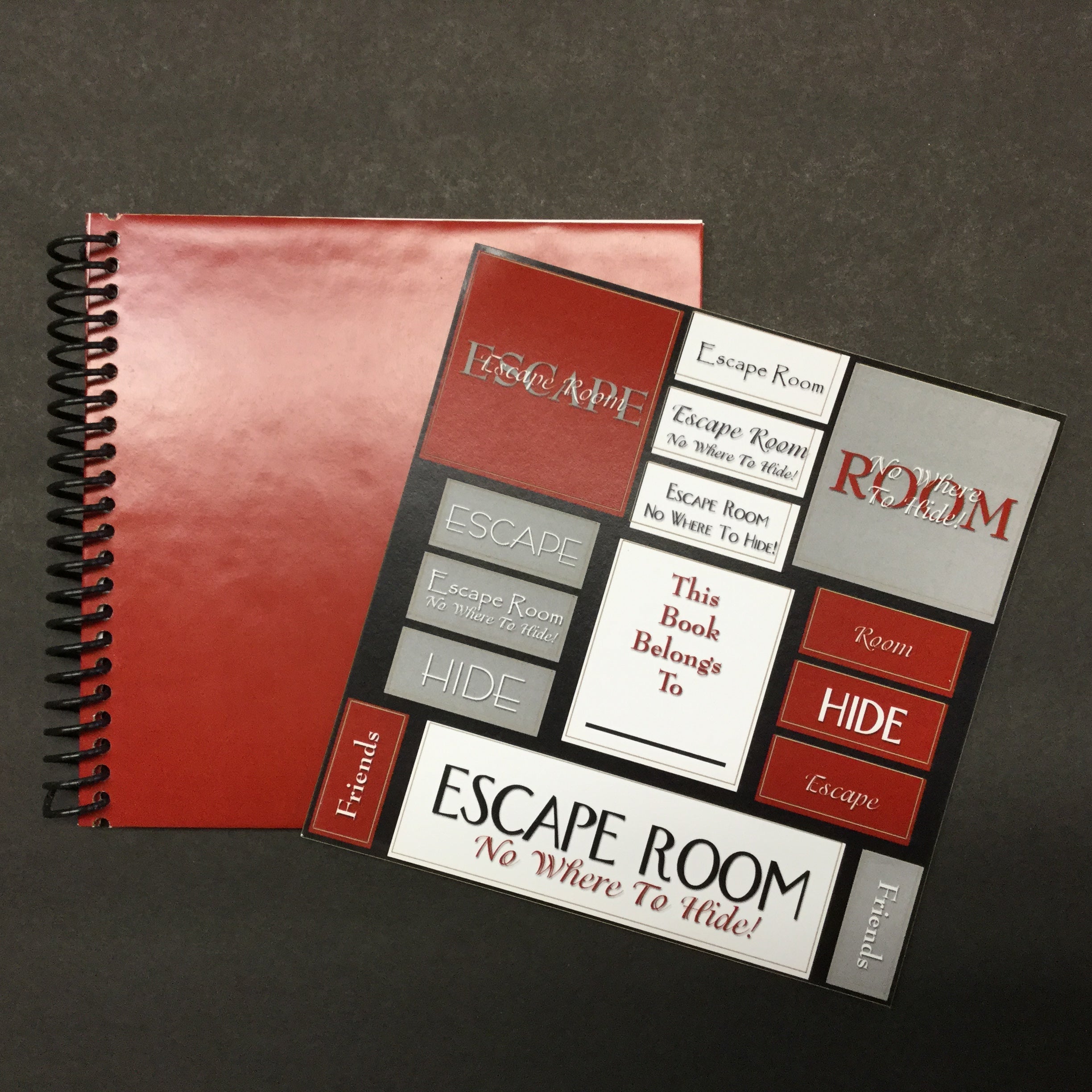 C218EF25-725B-4607-AB1D-CF73750AEA3B ESCAPE ROOM 6”x6” Mini Custom Scrapbook Customs - Image 1