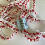 Scrapbooksrus Vintage Lace RED HEART Ribbon Trim 1”