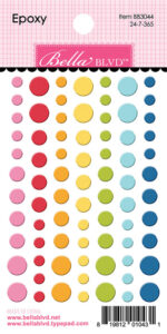 Bella Blvd 24-7-365 Epoxy Stickers 66pc