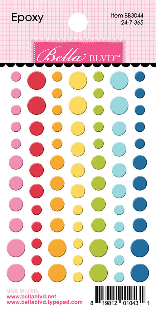 C2DB643A-1141-4235-83F2-9946AA6BA1D0 Bella Blvd 24-7-365 Epoxy Stickers 66pc - Image 1