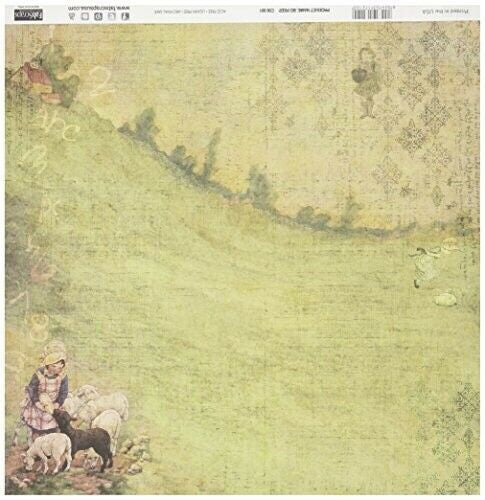 C30B3767-046C-4C99-A00F-E7CB1460CC09 FabScraps BO PEEP 12"X12" Cardstock Paper Sheet - Image 1